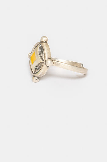 Antique Pash Sculpture Midi Ring