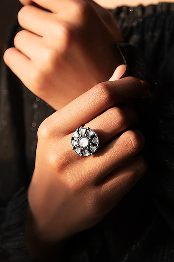 All Eyes On You Ring in 925 Silver