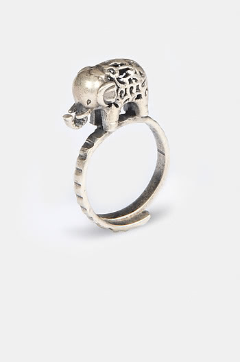 Antique Jumbo Hearts Ring