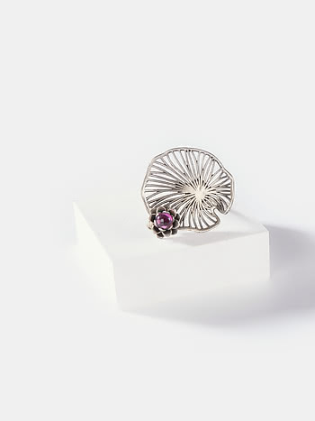Rise Above Fear Ring in 925 Silver