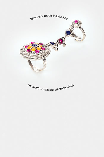 Phulwadi Work Knuckle Ring