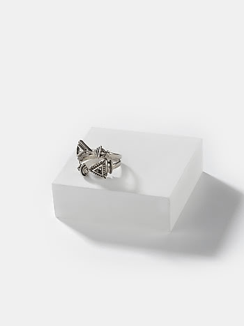 Elinor Dashwood Ring in Oxidised 925 Silver