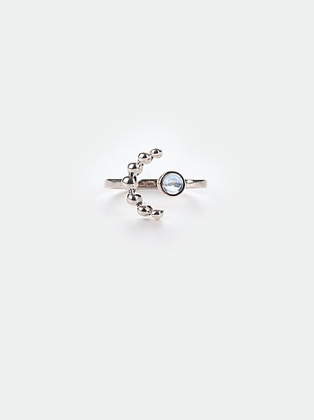 A Shooting Star Ring in 925 Silver
