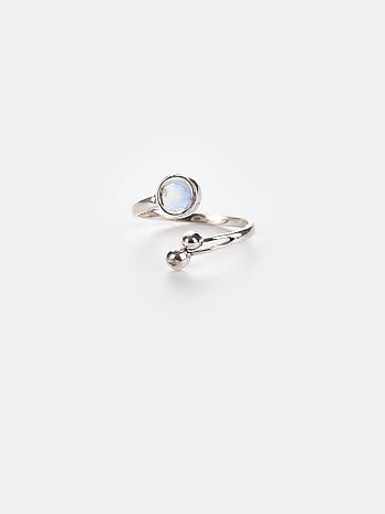 A Soothing Read Ring in 925 Silver