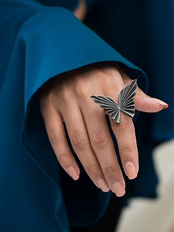 Butterflies in Silver -Bracelet