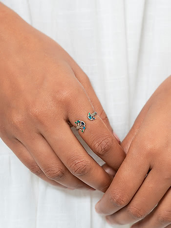 Owning My Delusional Optimism Ring in 925 Silver