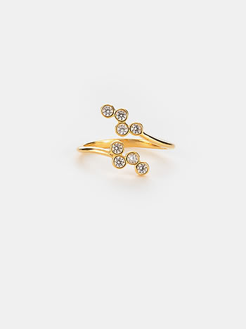 Lunar Sky Ring in Gold Plated 925 Silver