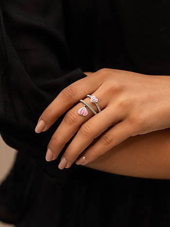 Black Agate and Sterling Silver Filigree Heart Ring - GLE-Good Living  Essentials