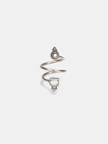 Anne Shirley Ring in 925 Oxidised Silver