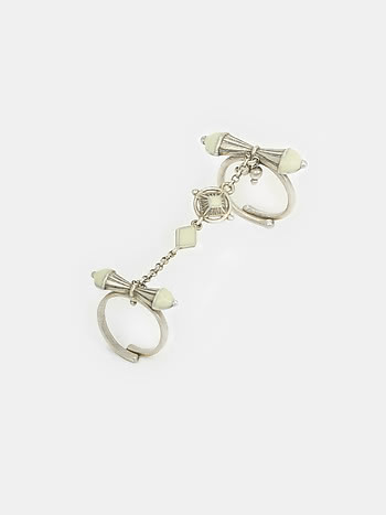 Rudra Ring in Oxidised 925 Silver