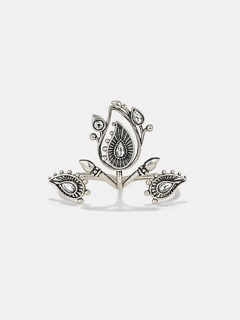 Mast Mahaul Ring in 925 Oxidised Silver