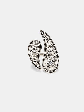 Dhoom Dhaam Ring in 925 Oxidised Silver