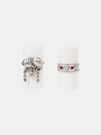 The Herd Leader Elephant Ring Crafted in 925 Silver