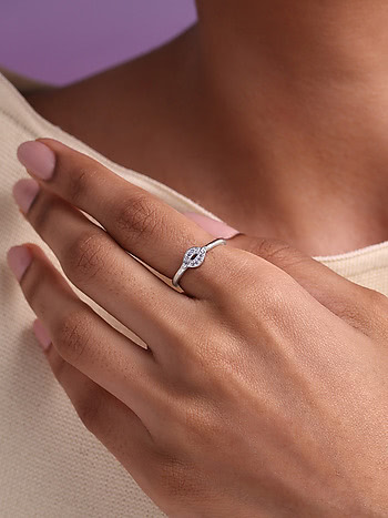 Ocean Ring in 925 Silver