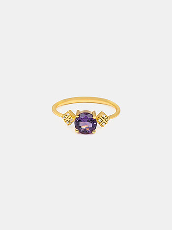  Cluster Ring In Gold-Plated 925 Silver