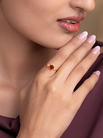 Love Ring In Gold-Plated 925 Silver