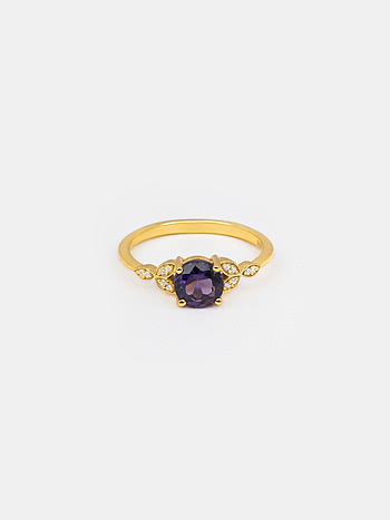 Cosmic Ring In Gold-Plated 925 Silver