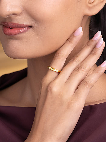 Leap Of Faith Ring In Gold-Plated 925 Silver