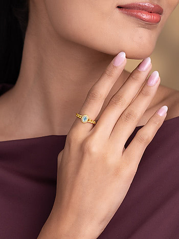 Glory Ring In Gold-Plated 925 Silver