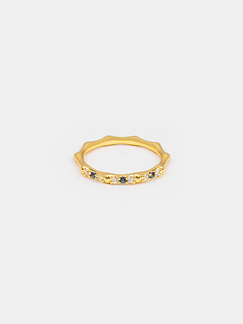 Magnificent Ring In Gold-Plated 925 Silver