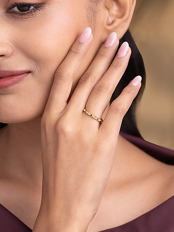 Magnificent Ring In Gold-Plated 925 Silver