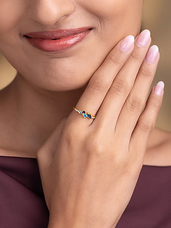 Promise Ring In Gold-Plated 925 Silver