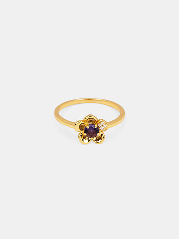 Daisy Ring In Gold-Plated 925 Silver