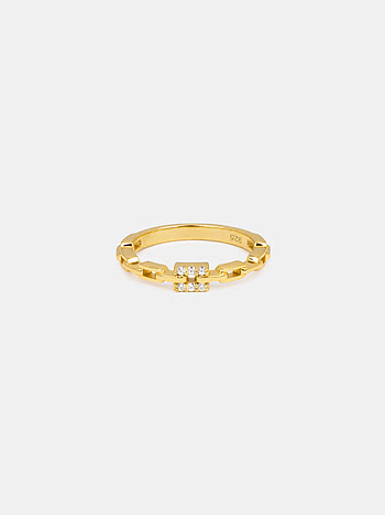 Knots Of Love Ring In Gold-Plated 925 Silver
