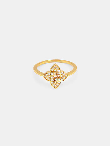 Flora Ring In Gold-Plated 925 Silver
