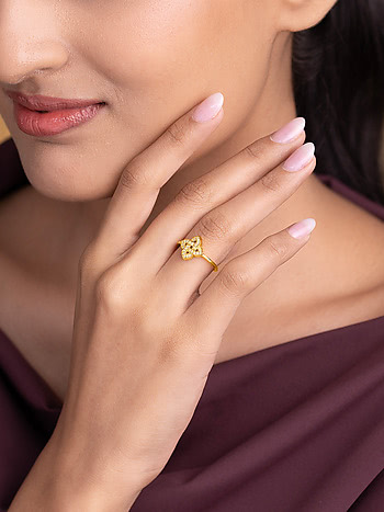 Flora Ring In Gold-Plated 925 Silver