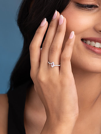 Hues Of Rose Ring In 925 Silver