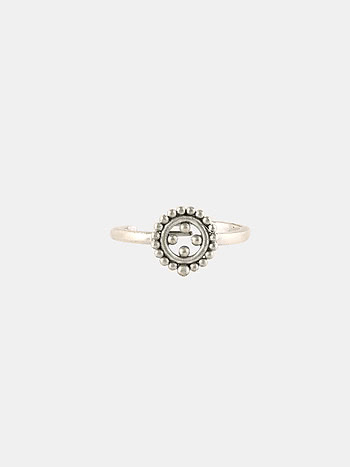 Intrigue Ring in Oxidised 925 Silver