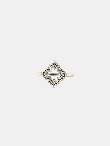 Marvel Ring in Oxidised 925 Silver