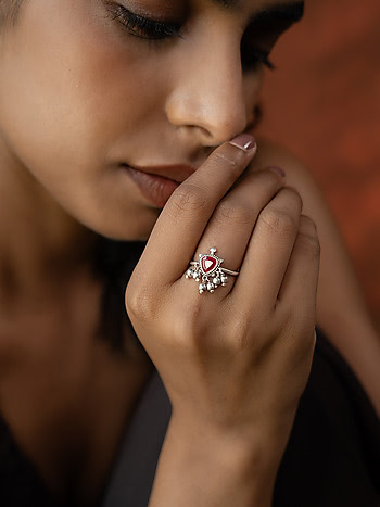 Kurma Ring in 925 Silver