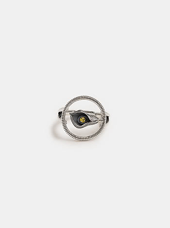 Lily of Happiness Ring in 925 Silver