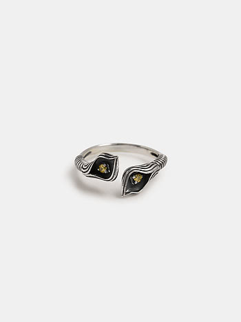 Lily of Laughter Ring in 925 Silver