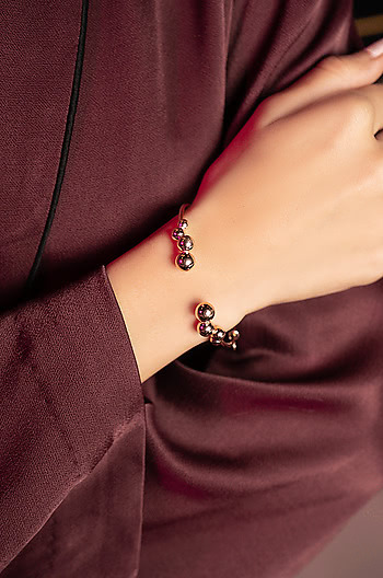 SOS Bracelet in Rose Gold Plated in 925 Silver