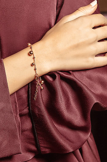 Spotlight Bracelet in Rose Gold Plating