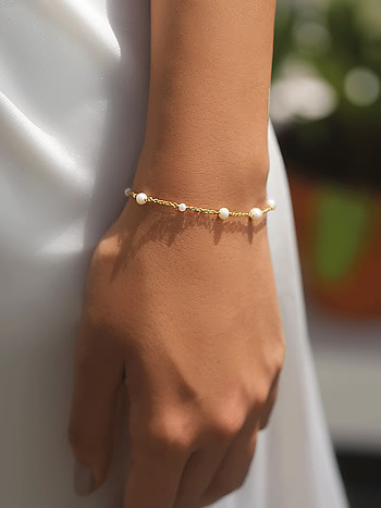 Buy Play Harder Bracelet In Gold Plated 925 Silver from Shaya by CaratLane