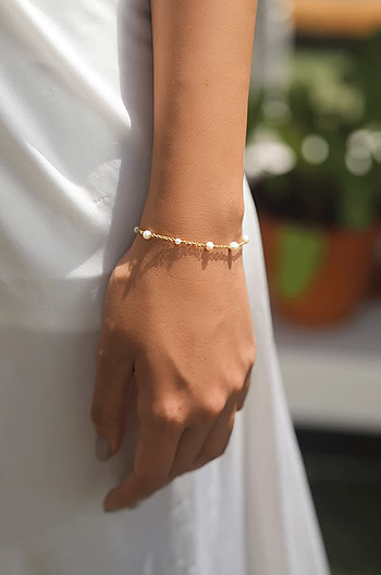 Play Harder Bracelet in Gold Plated 925 Silver