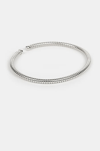 Dig It Bracelet in Rhodium Plating