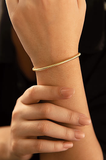 Dig It Bracelet in Gold Plating