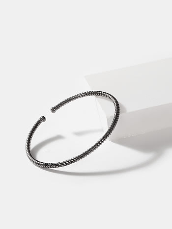 Dig It Bracelet in Black Rhodium Plated 925 Silver