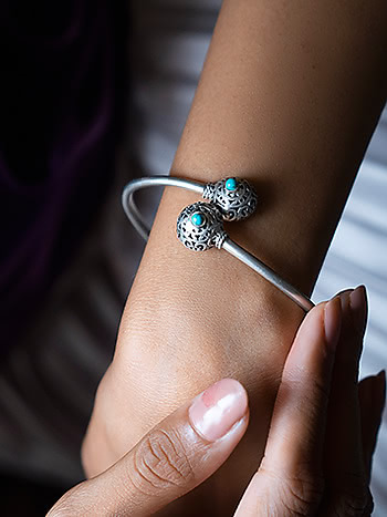 Pandora Rose Gold Moments TBar Snake Chain Bracelet for Women