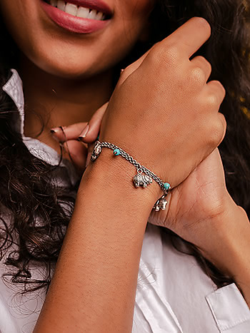 Buy Shirin E Bracelet In 925 Silver from Shaya by CaratLane