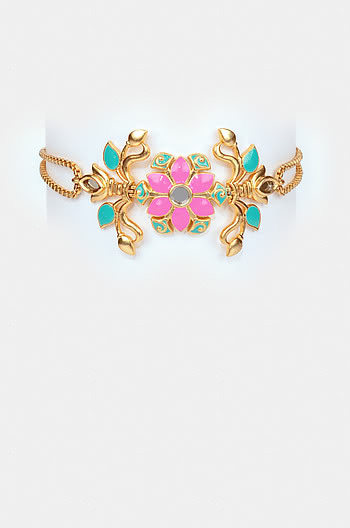 Gal Mithi Bracelet in Gold Plated Brass