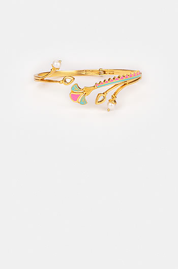 Chalka Re Bracelet in Gold Plated Brass