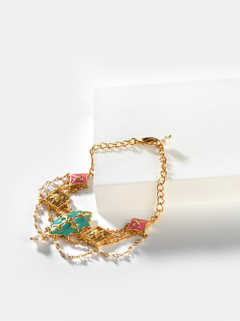 Baari Barsi Bracelet in Gold Plated Brass