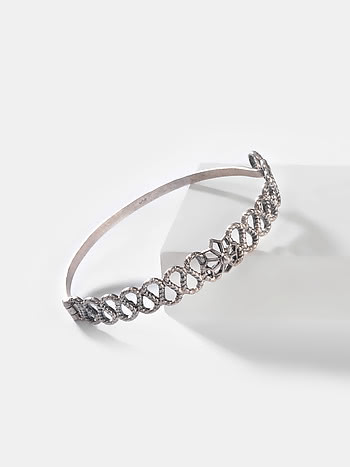 Nagmori Inspired Hinge Bracelet in 925 Silver