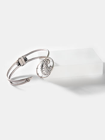 Phuli Inspired Hinge Bracelet in 925 Silver